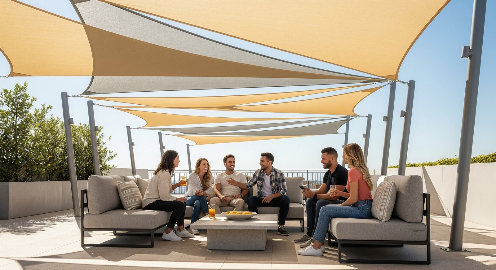 Struggling With Uneven Shade Coverage? Triangular Sails Provide Smart Solution